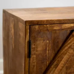 Online Kirklands Home Austin Warm Wood Farmhouse Cabinet Brown