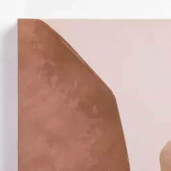 Hot Kirklands Home Autumn Abstract Canvas Art Print Pink