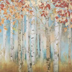 Discount Kirklands Home Autumn Birch Trees Canvas Art Print Multi