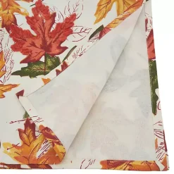 Best Kirklands Home Autumn Foliage Outline Square Harvest Table Cloth
