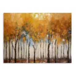 Outlet Kirklands Home Autumn Forest Canvas Art Print, 24x18 in. Orange