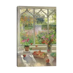 Discount Kirklands Home Autumn Fruit and Flowers Canvas Art Print Multicolor
