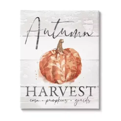 Best Kirklands Home Autumn Harvest Canvas Wall Plaque