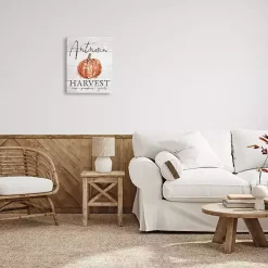 Best Kirklands Home Autumn Harvest Canvas Wall Plaque
