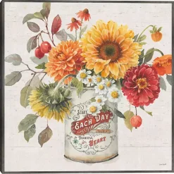 Sale Kirklands Home Autumn in Bloom Framed Canvas Art Print Multi