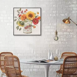 Sale Kirklands Home Autumn in Bloom Framed Canvas Art Print Multi