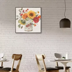 Sale Kirklands Home Autumn in Bloom Framed Canvas Art Print Multi