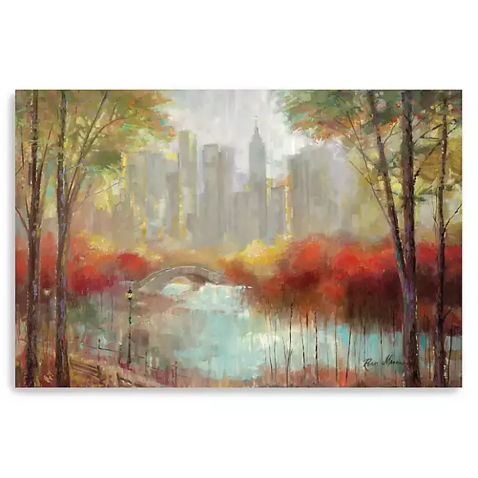 Online Kirklands Home Autumn in the City Canvas Art Print, 60x40 in.