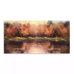 Best Kirklands Home Autumn Lake Canvas Art Print, 60x30 in.