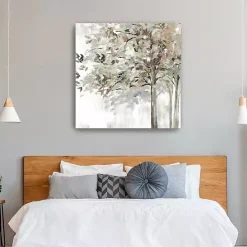 Sale Kirklands Home Autumn Leaves Neutral Giclee Canvas Art, 40x40 in. Tan