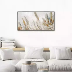 Discount Kirklands Home Autumn Reeds Framed Canvas Art Print