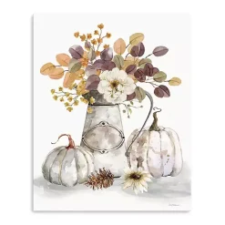 Sale Kirklands Home Autumnal Arrangement Canvas Art Print White