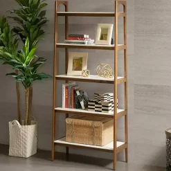 Kirklands Home Ava Mid-Century Modern Bookcase