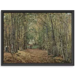 Kirklands Home Avenue In The Parc De Marly Framed Canvas Print