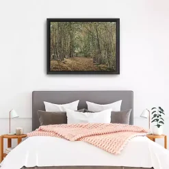 Kirklands Home Avenue In The Parc De Marly Framed Canvas Print