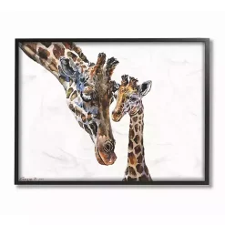 Clearance Kirklands Home Baby Giraffe Watercolor Framed Art Print