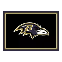Sale Kirklands Home Baltimore Ravens Area Rug, 4x6 Black