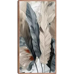 Sale Kirklands Home Banana Leaves Framed Canvas Art Print Multi