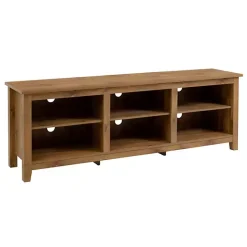 New Kirklands Home Barnwood TV Stand, 70 in. Brown