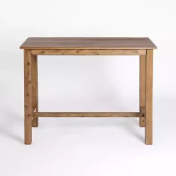 Discount Kirklands Home Barnwood Wire Brush Sonoma Counter Height Table Brown