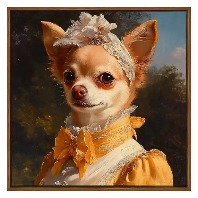 Kirklands Home Baroness Bonita Barkington Framed Art Print Multi