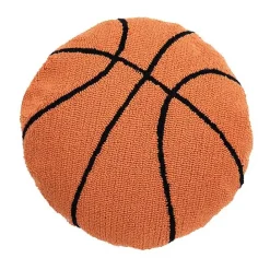 Hot Kirklands Home Basketball Shaped Pillow Orange