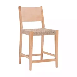 Best Kirklands Home Basketweave Seat Counter Stools, Set of 2 Tan
