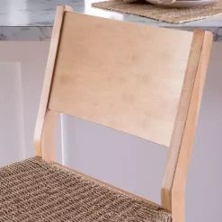 Best Kirklands Home Basketweave Seat Counter Stools, Set of 2 Tan