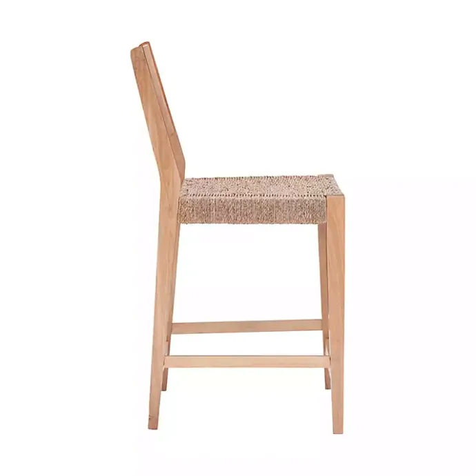 Best Kirklands Home Basketweave Seat Counter Stools, Set of 2 Tan