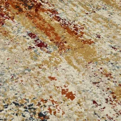 Best Kirklands Home Bastia Ivory Orange Area Rug, 5x7 Multi