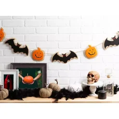 Outlet Kirklands Home Bat and Pumpkin Garland