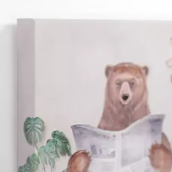 Online Kirklands Home Bathroom Animals Canvas Art Prints, Set of 2 White