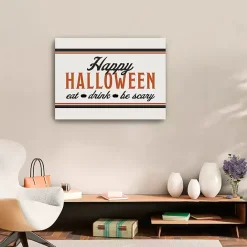 Hot Kirklands Home Be Scary Halloween Canvas Art Print, 24x32
