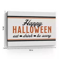 Hot Kirklands Home Be Scary Halloween Canvas Art Print, 24x32