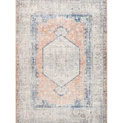 Sale Kirklands Home Bea Distressed Vintage Washable Area Rug, 5x8