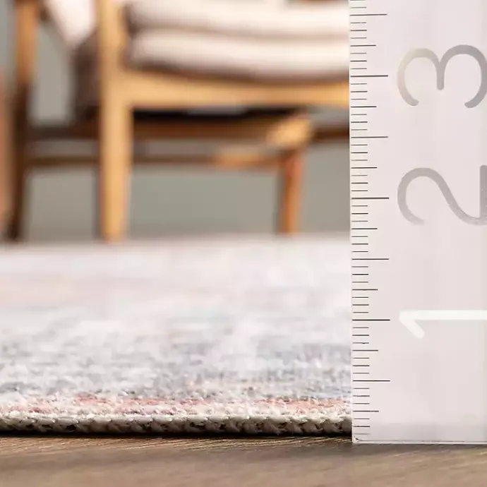 Sale Kirklands Home Bea Distressed Vintage Washable Area Rug, 5x8