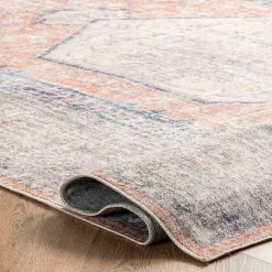 Sale Kirklands Home Bea Distressed Vintage Washable Area Rug, 5x8