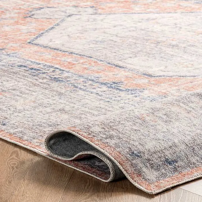 Sale Kirklands Home Bea Distressed Vintage Washable Area Rug, 5x8