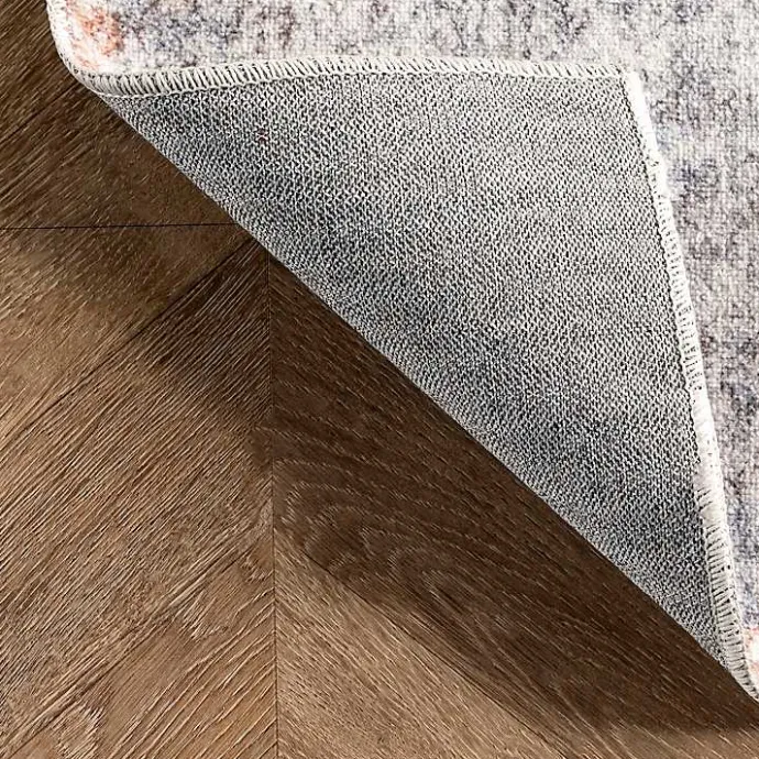 Sale Kirklands Home Bea Distressed Vintage Washable Area Rug, 5x8