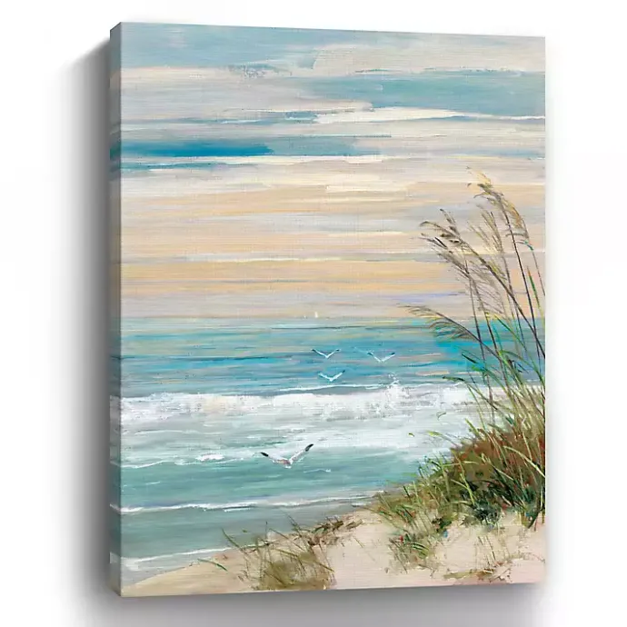 Outlet Kirklands Home Beach at Dusk Canvas Art Print, 30x40 in.
