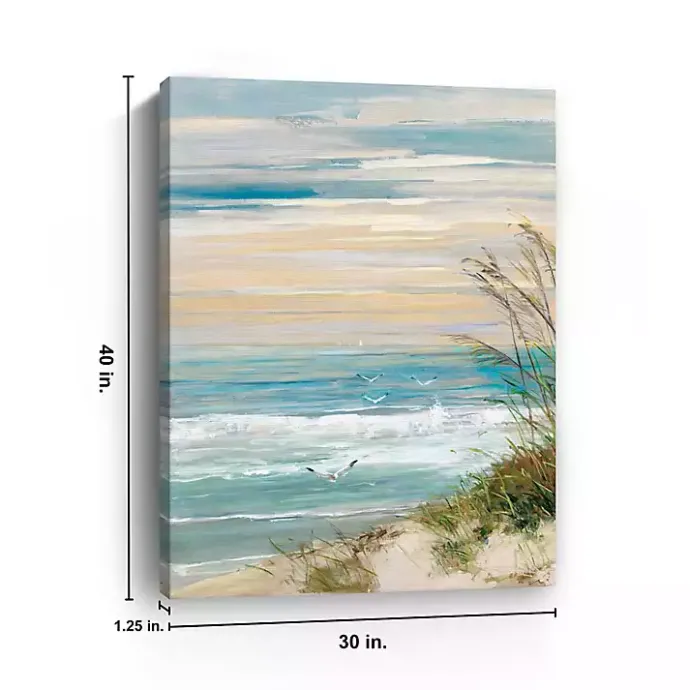 Outlet Kirklands Home Beach at Dusk Canvas Art Print, 30x40 in.