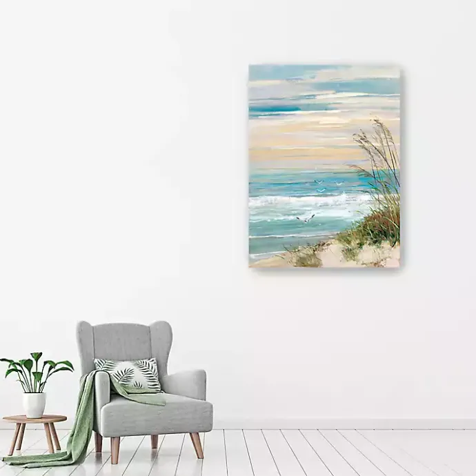Outlet Kirklands Home Beach at Dusk Canvas Art Print, 36x48 in.