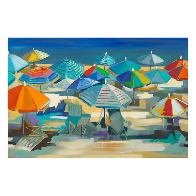Online Kirklands Home Beach Blanket Bingo Canvas Art Print