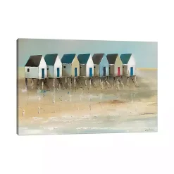 Kirklands Home Beach Cabins Canvas Art Print Multi