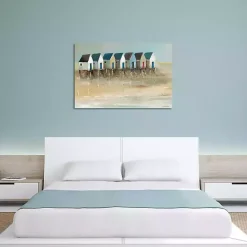 Kirklands Home Beach Cabins Canvas Art Print Multi