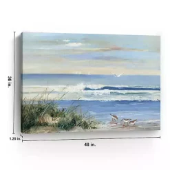 Kirklands Home Beach Combers Giclee Canvas Art Print, 48x36 in. Blue