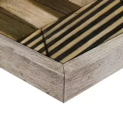 New Kirklands Home Beach House Dog Framed Canvas Art Print