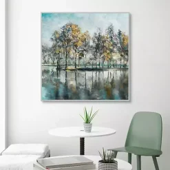 Outlet Kirklands Home Beckoning Tree Grove Framed Canvas Art