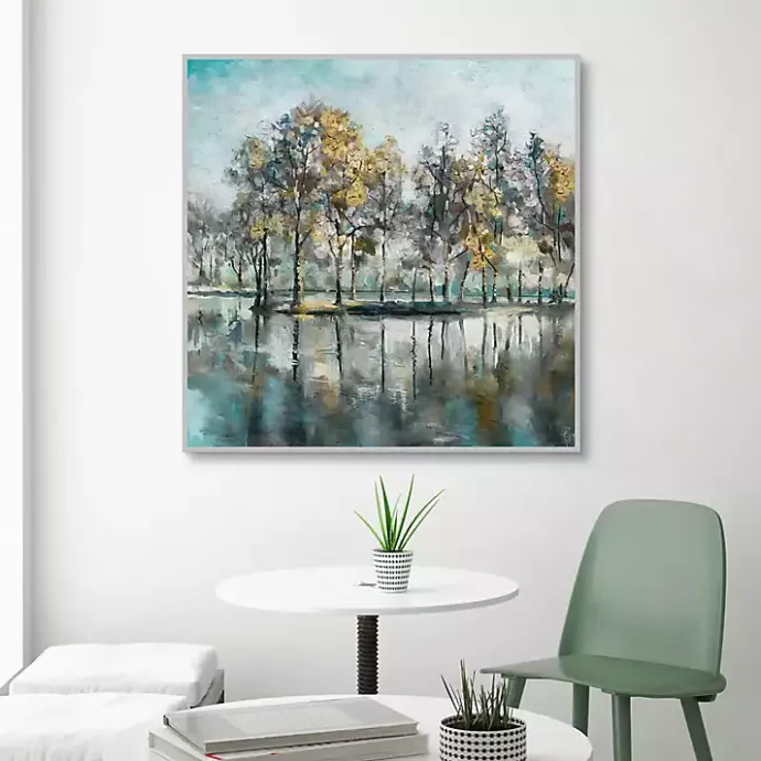 Outlet Kirklands Home Beckoning Tree Grove Framed Canvas Art