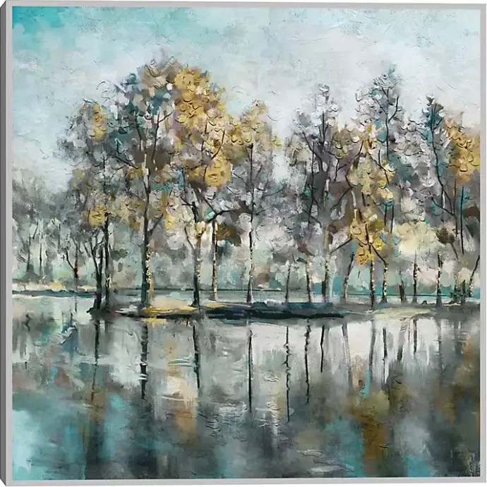 Outlet Kirklands Home Beckoning Tree Grove Framed Canvas Art